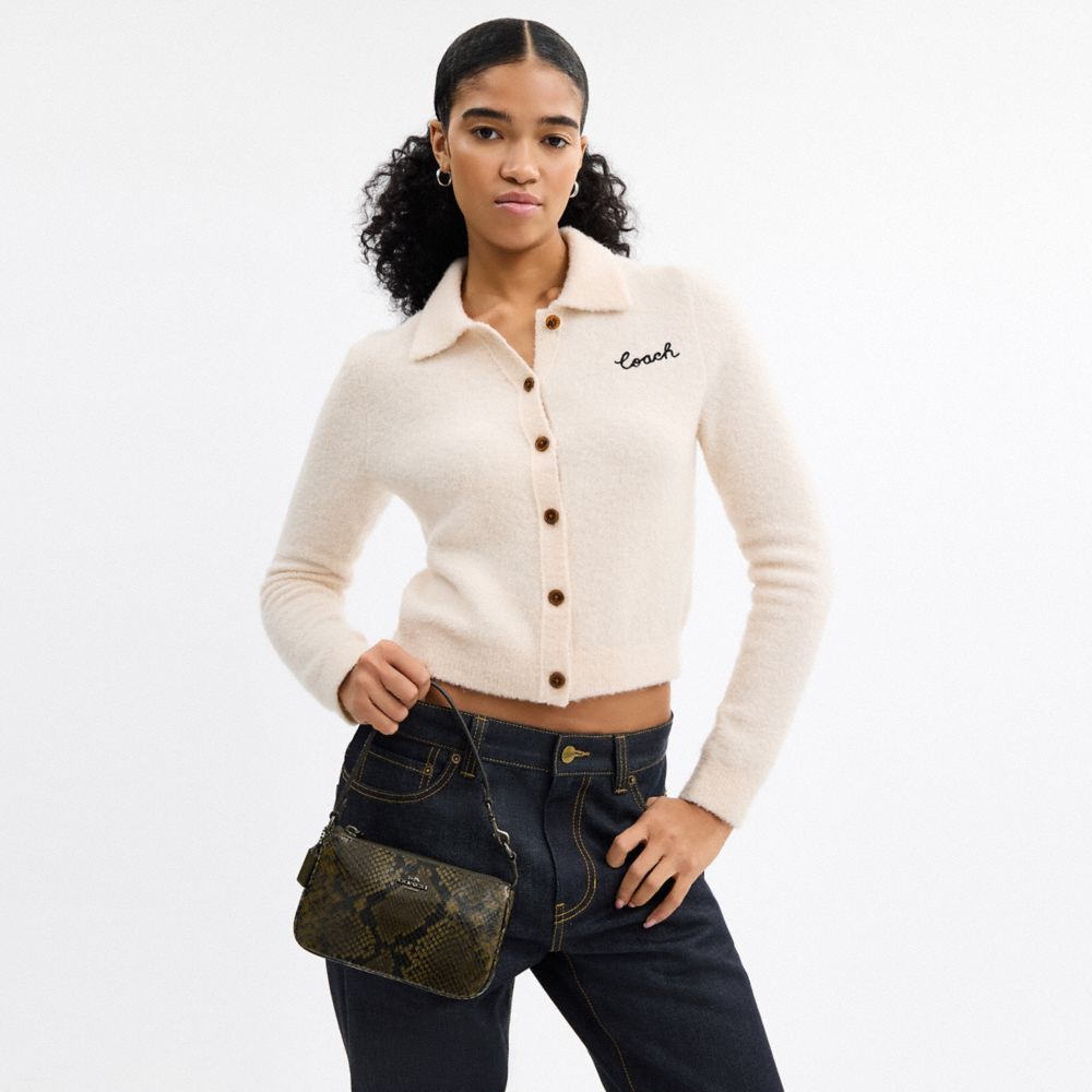 COACH®,Nolita 19 With Snake Print,Multi Color,Detail View