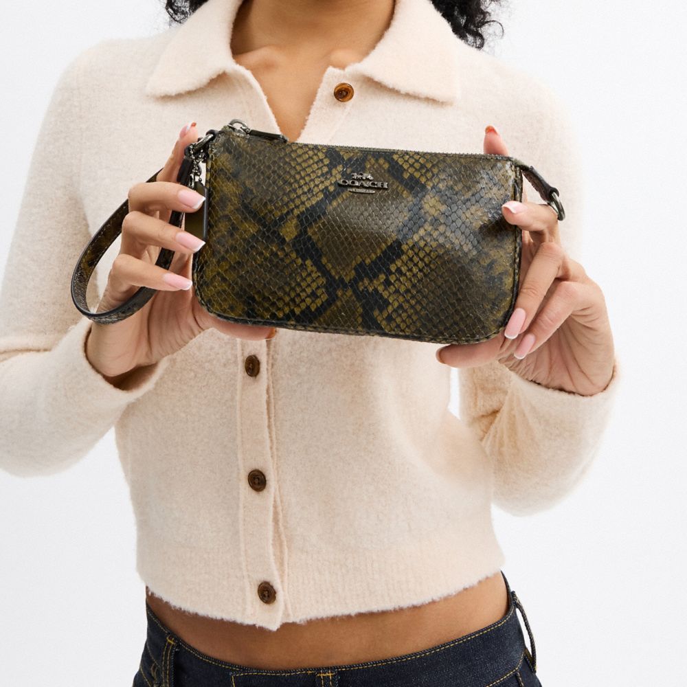 COACH®,Nolita 19 With Snake Print,Multi Color,Detail View