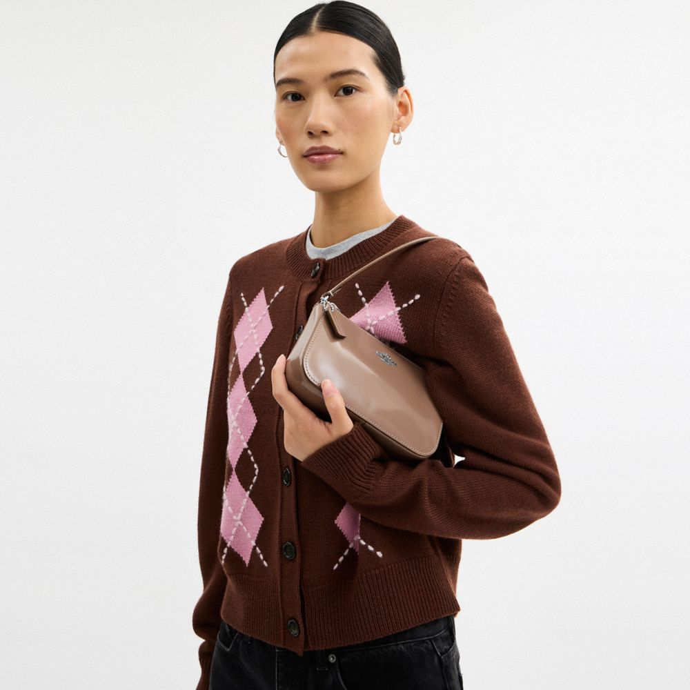 COACH®,Nolita 19,Brown,Detail View