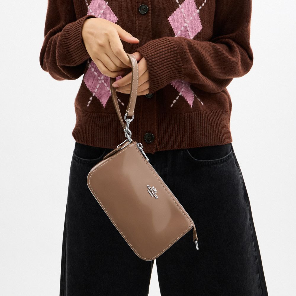COACH®,Nolita 19,Brown,Detail View