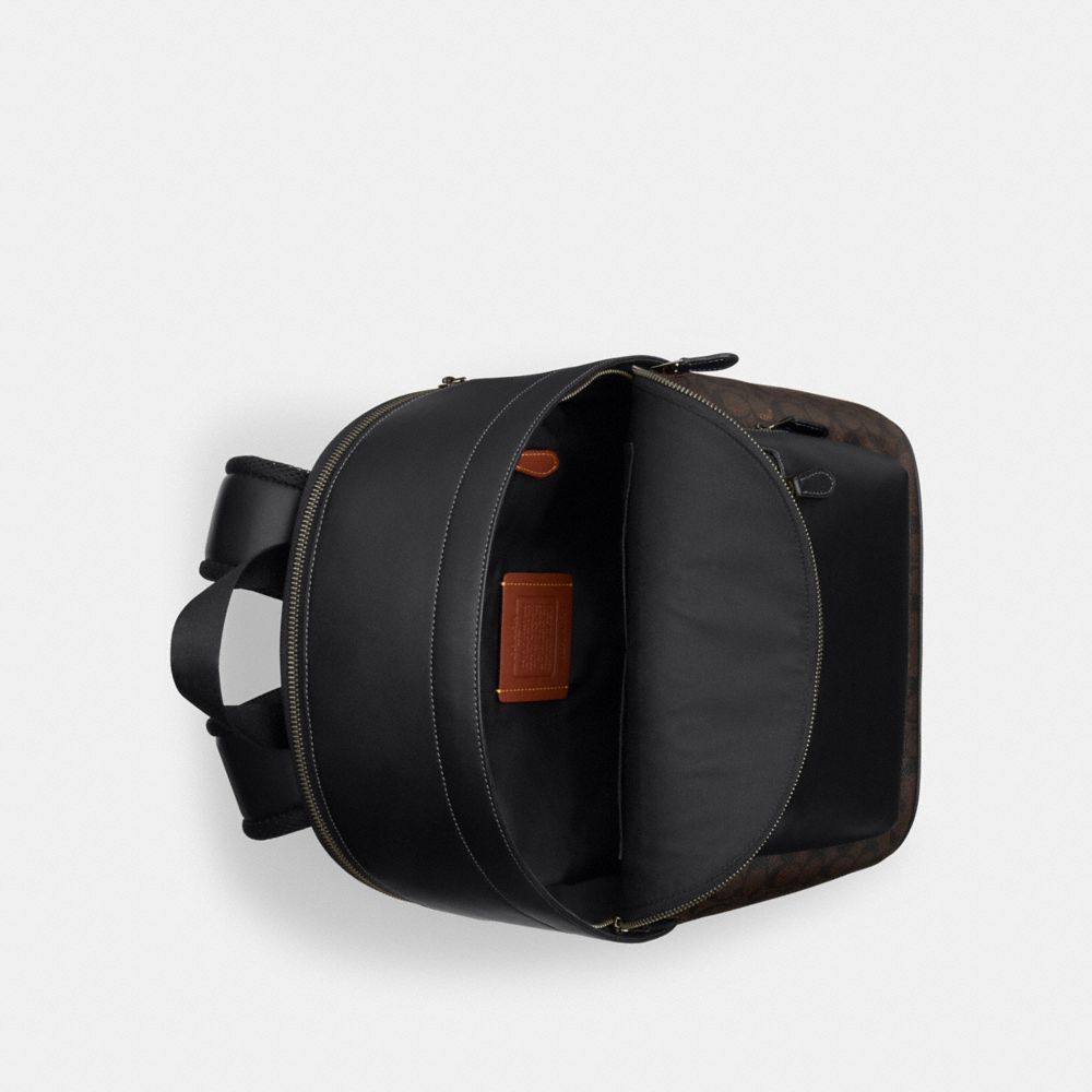 COACH®,Bronze Industriel/Noyer Multi,Inside View,Top View