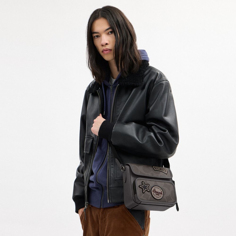 COACH®,Bronze Industriel/Gris Multi,Detail View