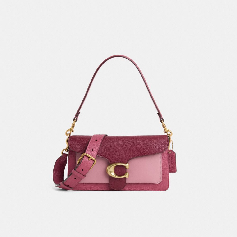 COACH®,Restored Tabby Shoulder Bag 26 In Colorblock,,Front View