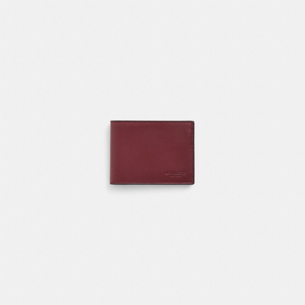 COACH®,Restored Slim Billfold Wallet,,Front View