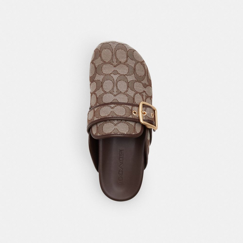 Coach Archival Buckle Clog In Signature Jacquard — фото 3