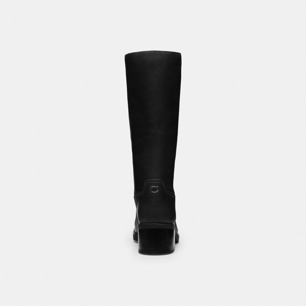 Coach Tall Boot In Black