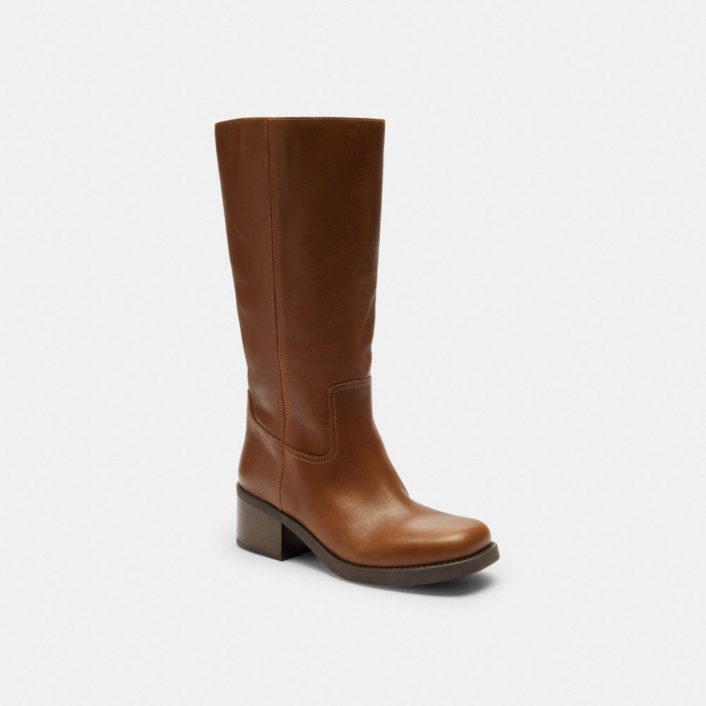 Coach Tall Boot In Brown