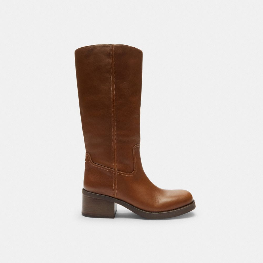 Coach Tall Boot In Brown