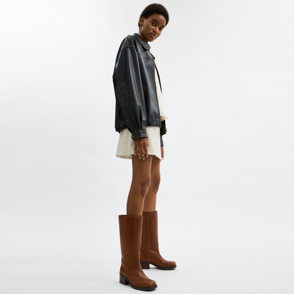 Coach Tall Boot In Brown