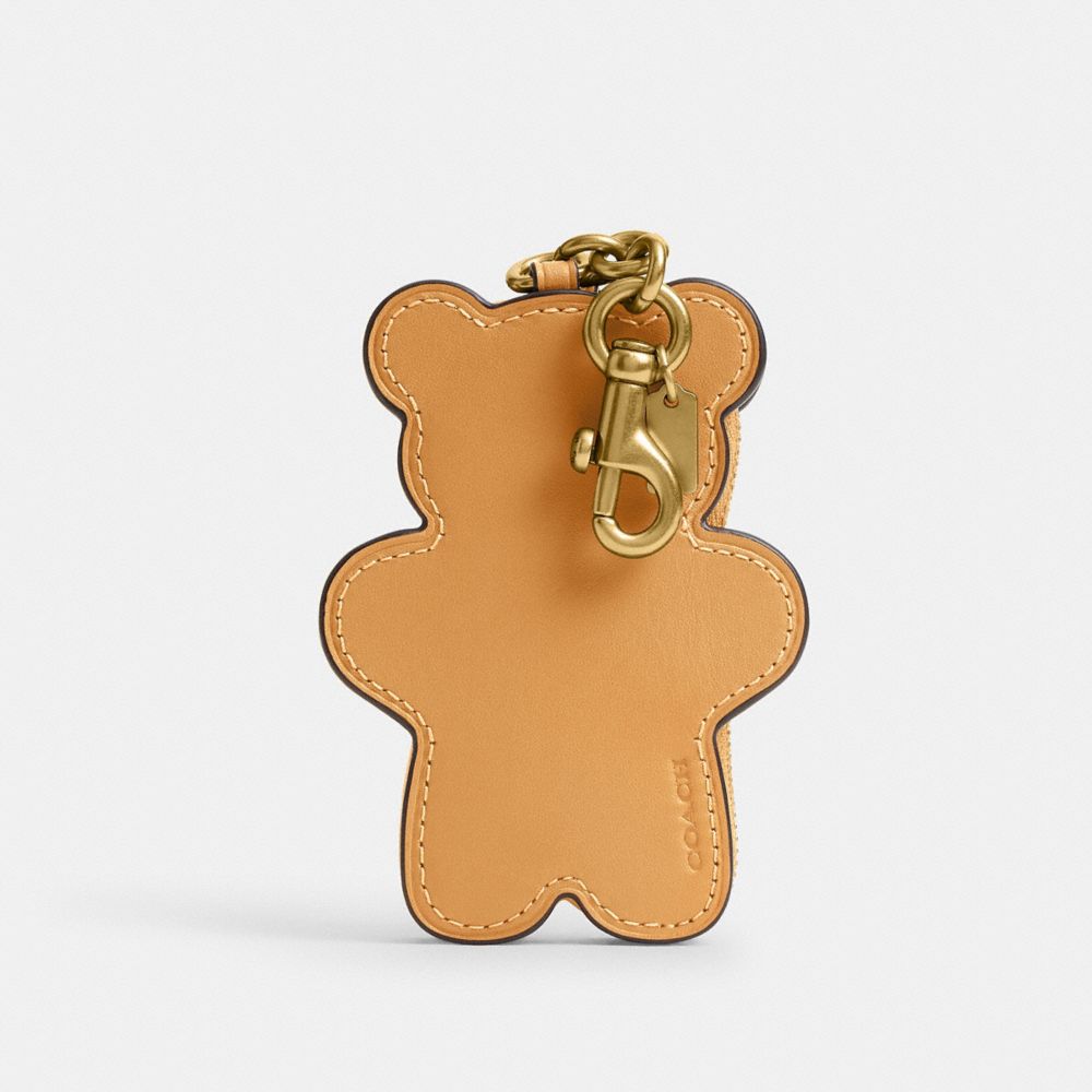 COACH®,Bear Coin Purse,,Back View