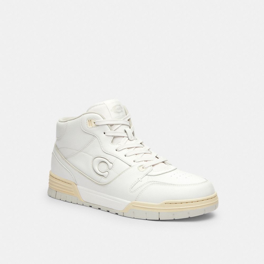 Coach Soho Mid Top Sneaker In White