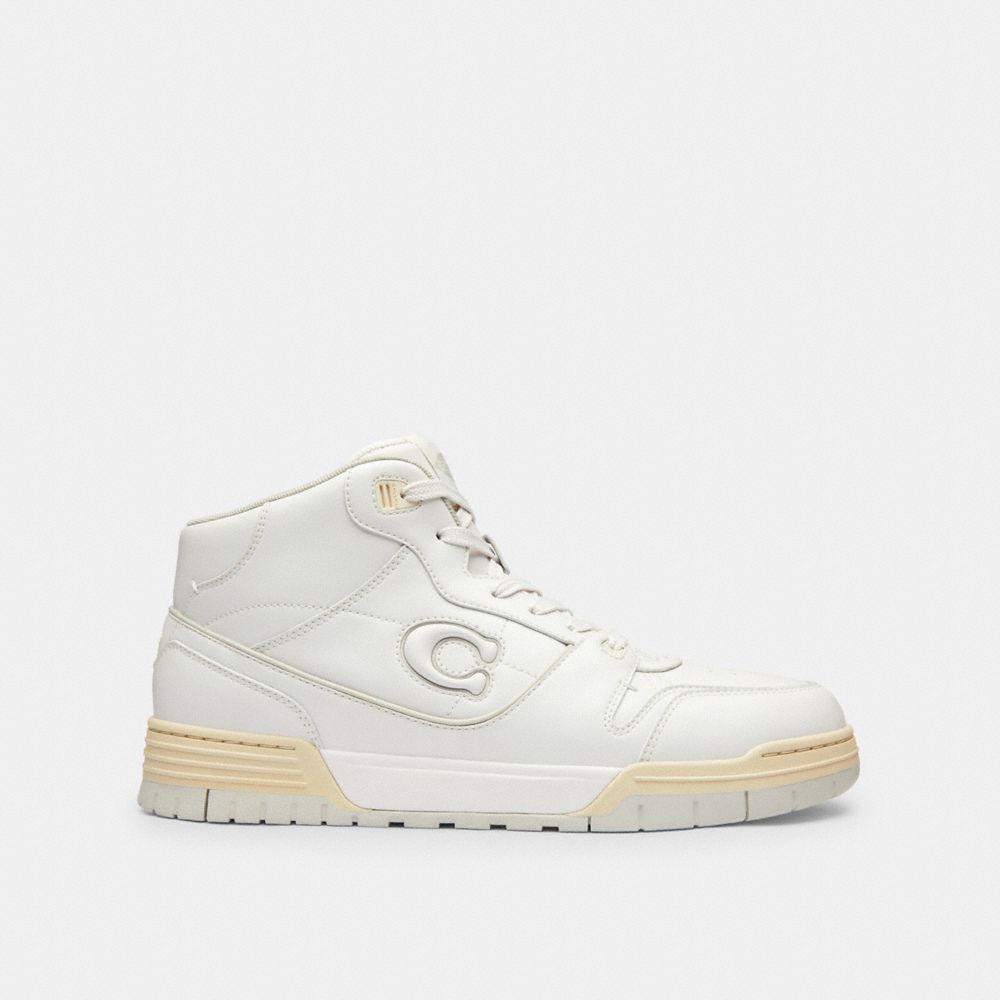 Coach Soho Mid Top Sneaker In White