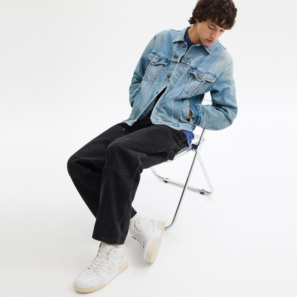 Coach Soho Mid Top Sneaker In White