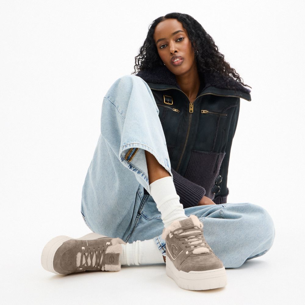 COACH®,BASKET À PLATEFORME SOHO,Craie/Bouleau gris,Detail View