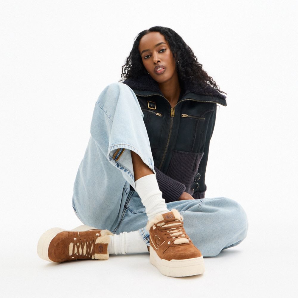 Coach Soho Platform Sneaker In Brown