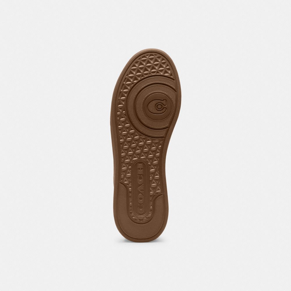 Coach High Line Sneaker In Brown
