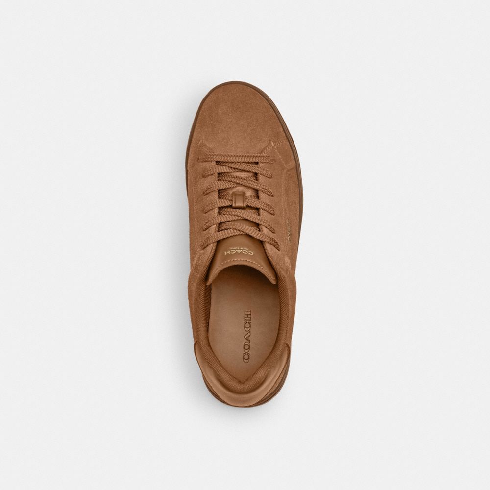 Coach High Line Sneaker In Brown