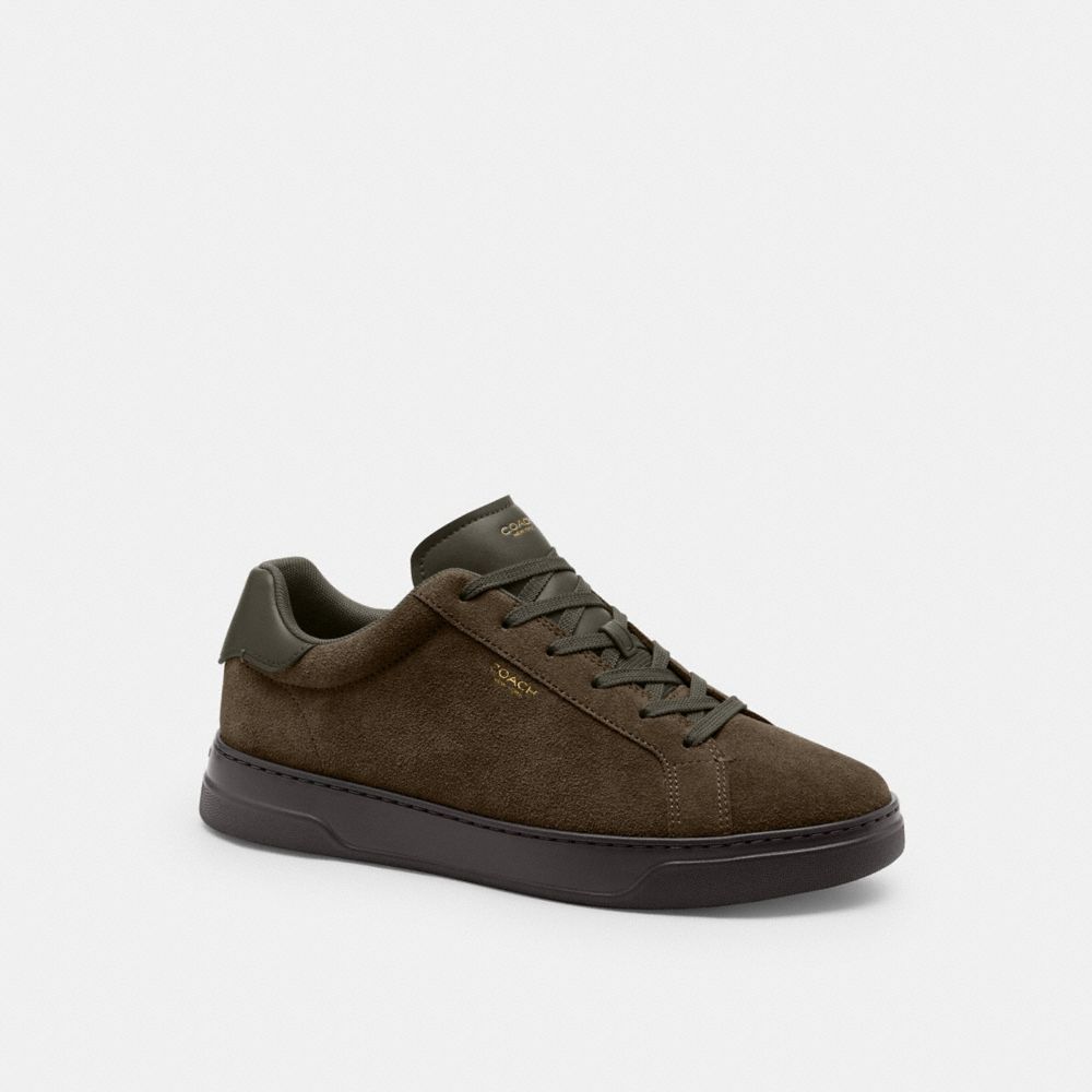 Coach High Line Sneaker In Green