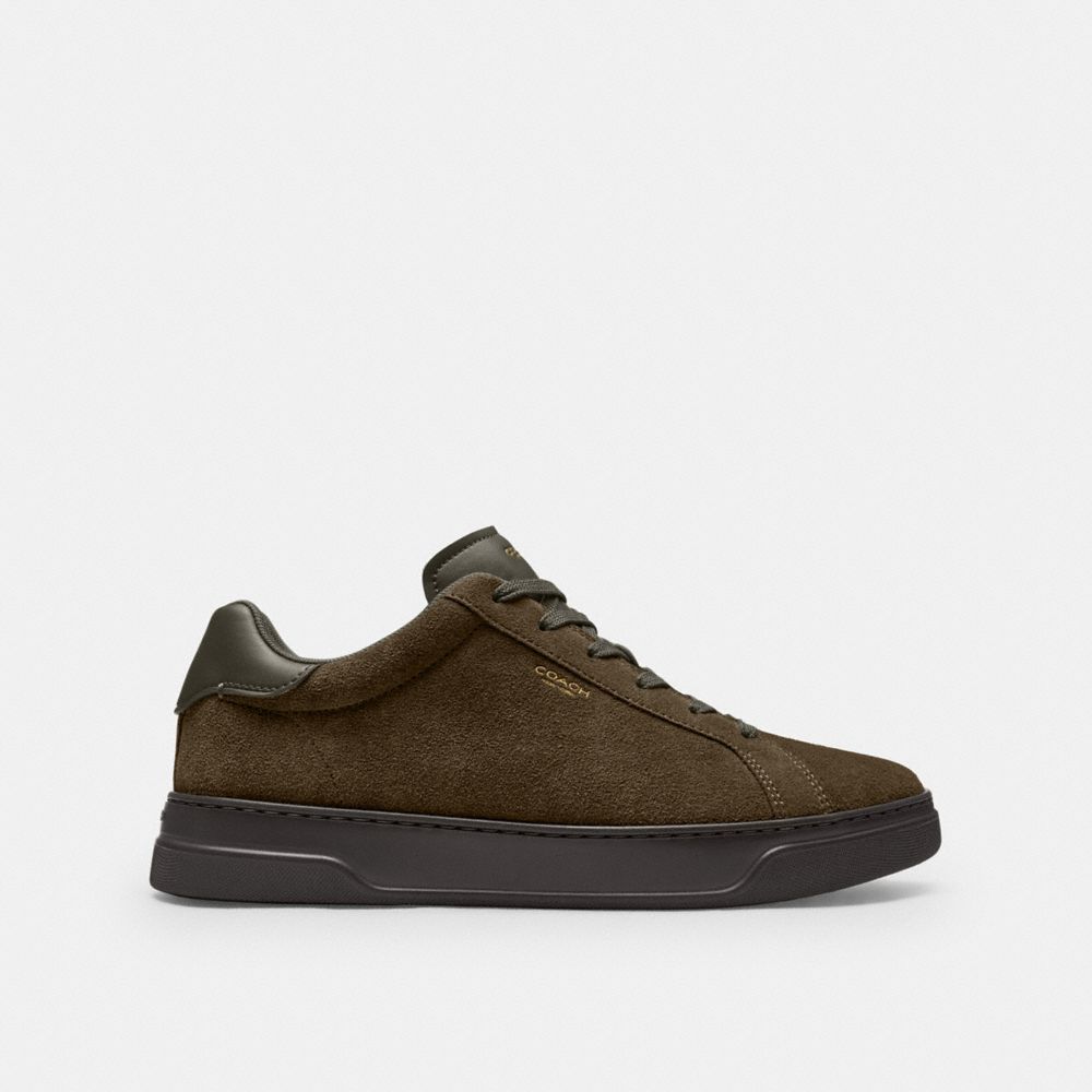 Coach High Line Sneaker In Green