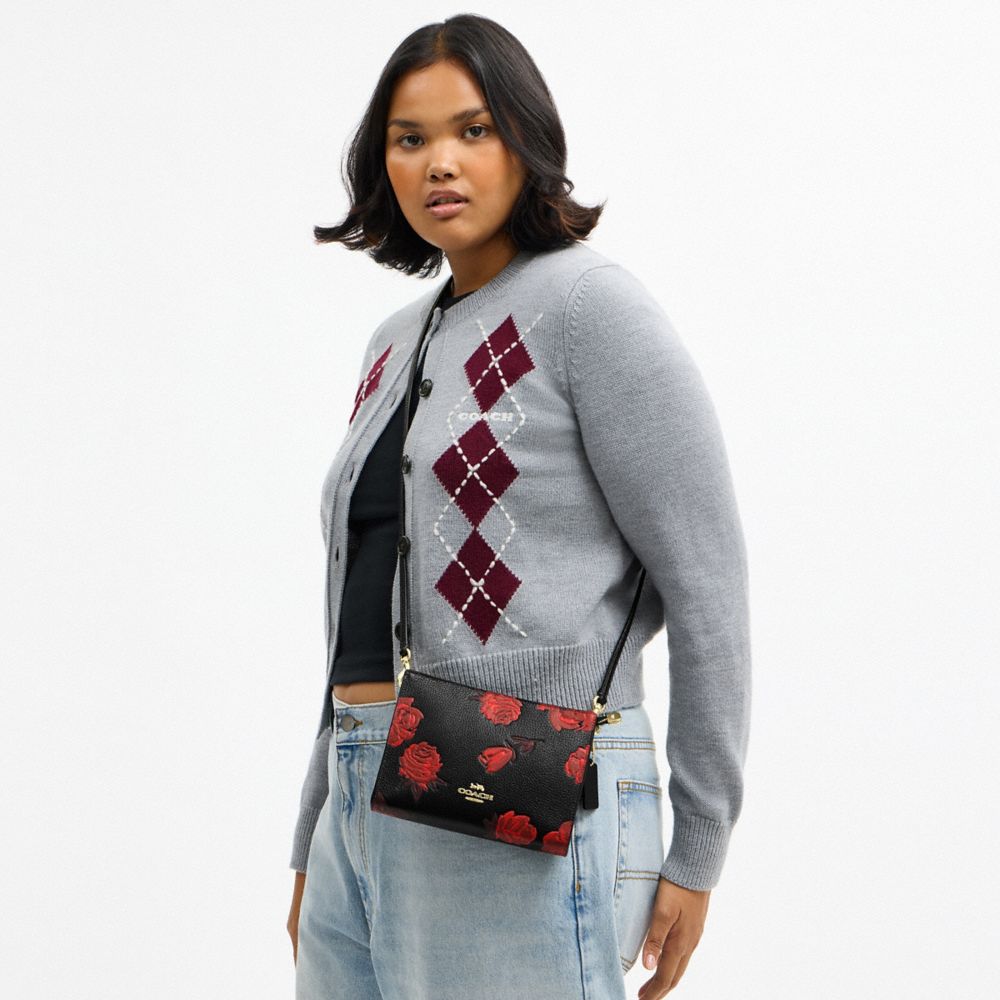 COACH® Outlet | Slim Crossbody Bag In Signature Canvas With