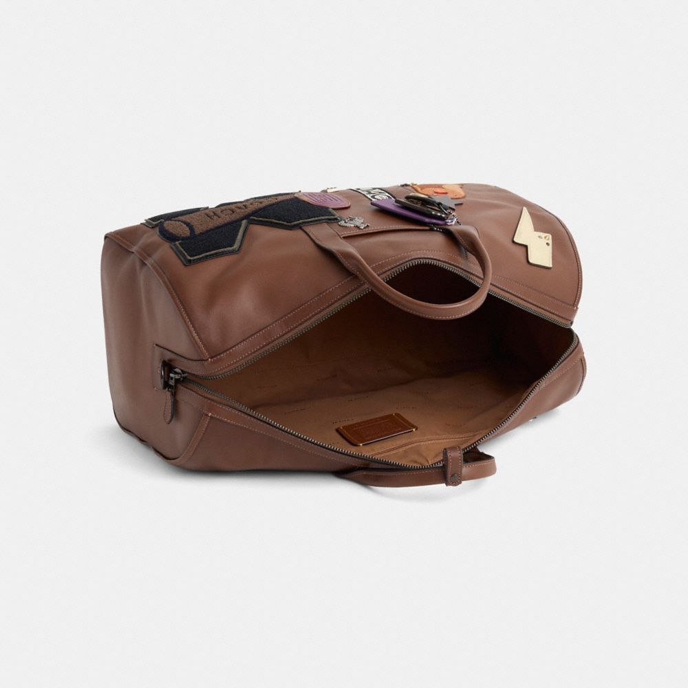 COACH®,Upcrafted Gotham Duffle Bag,,Inside View,Top View