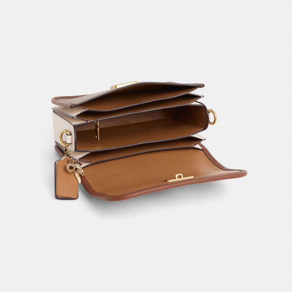 COACH®,Upcrafted Rogue Top Handle Bag,,Inside View,Top View