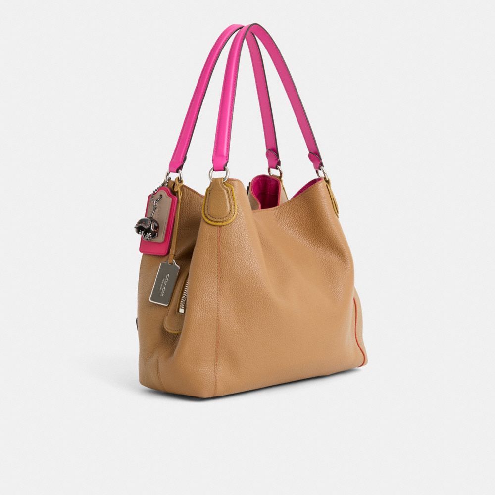COACH®,Upcrafted Edie Shoulder Bag 31,,Angle View