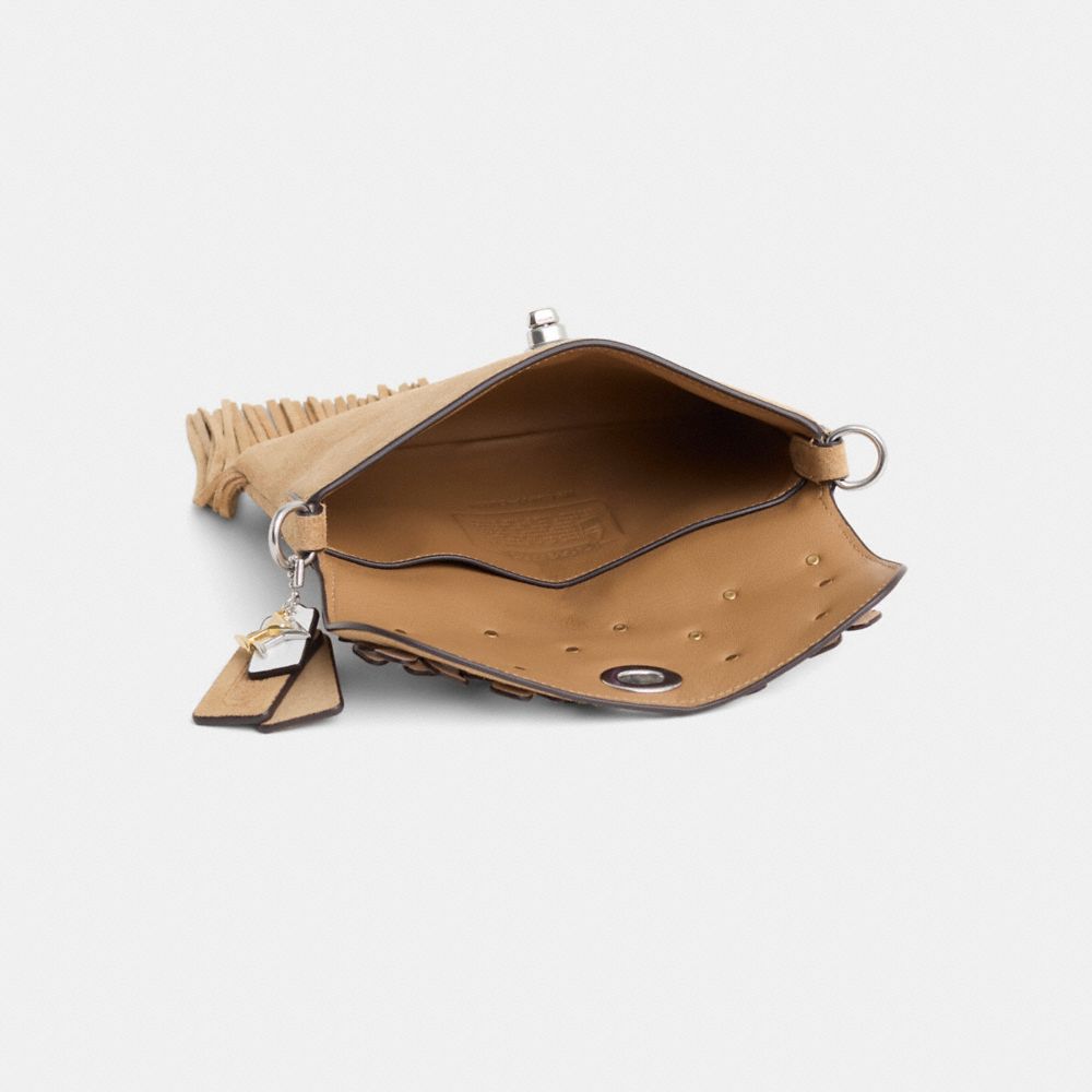 COACH®,Upcrafted 1964 Fringe Bag,,Inside View,Top View