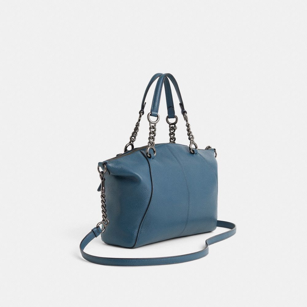 COACH®,Upcrafted Chain Prairie Satchel,,Angle View