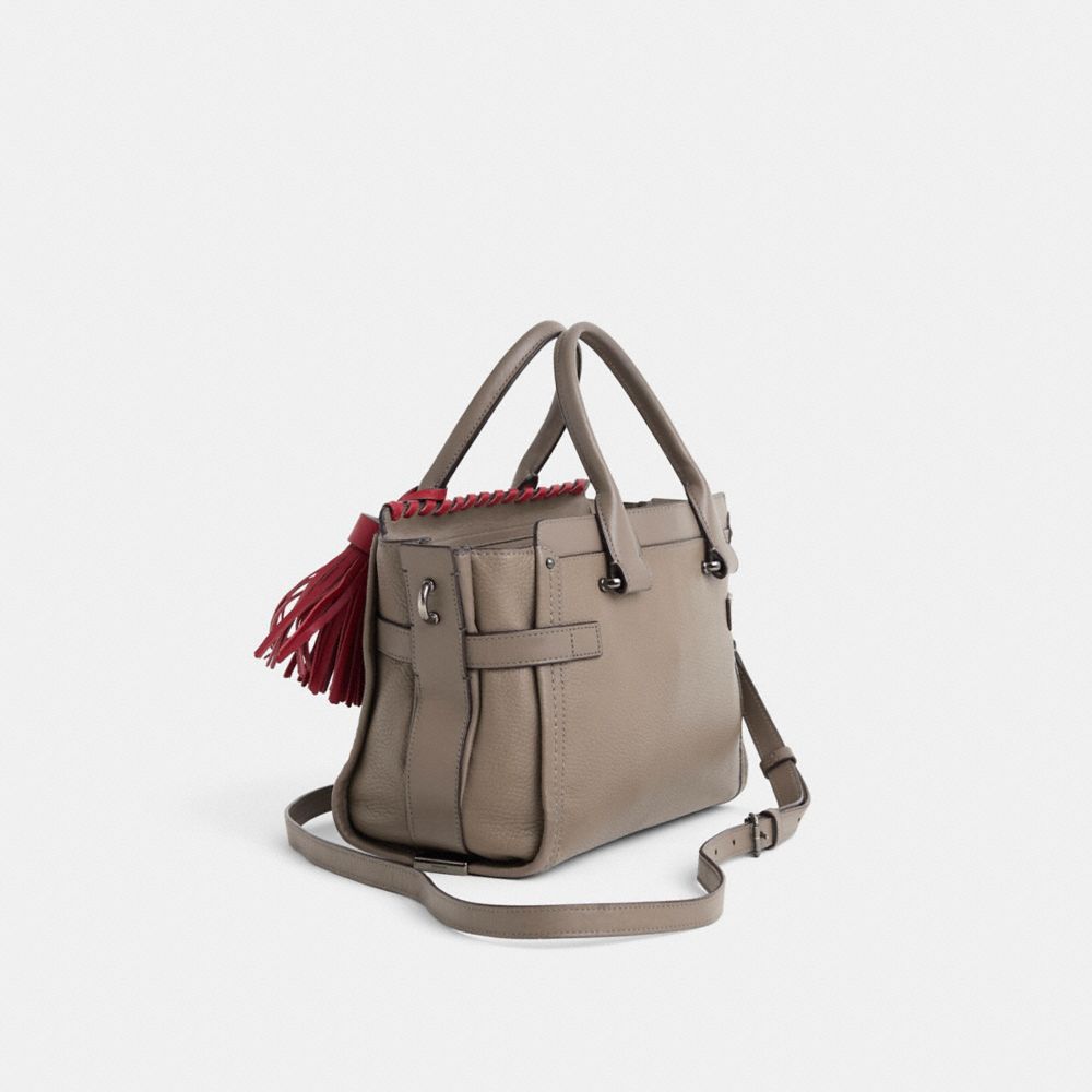 COACH®,Upcrafted Coach Swagger 27,Beige,Angle View