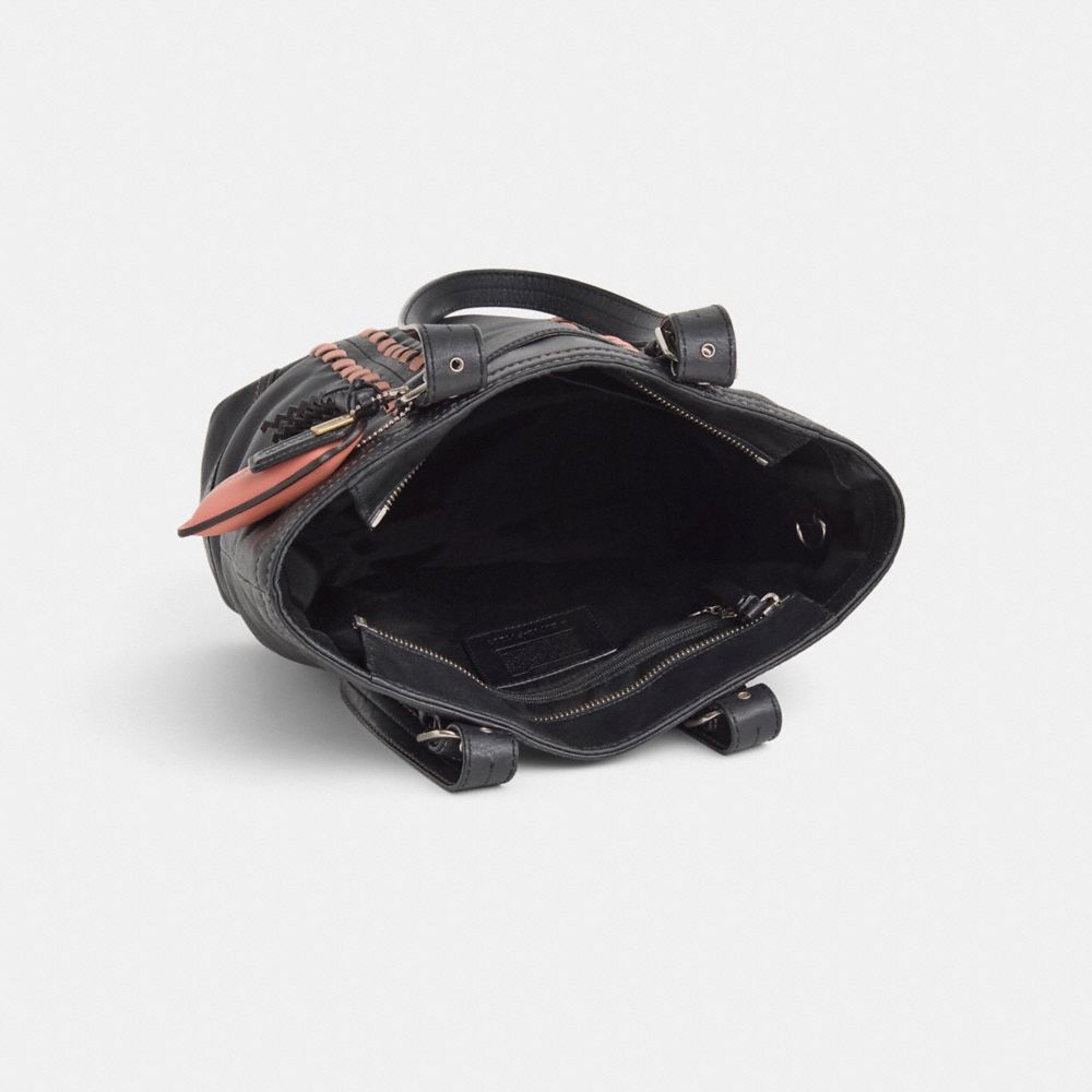 COACH®,Upcrafted Hamptons Lunch Tote,,Inside View,Top View