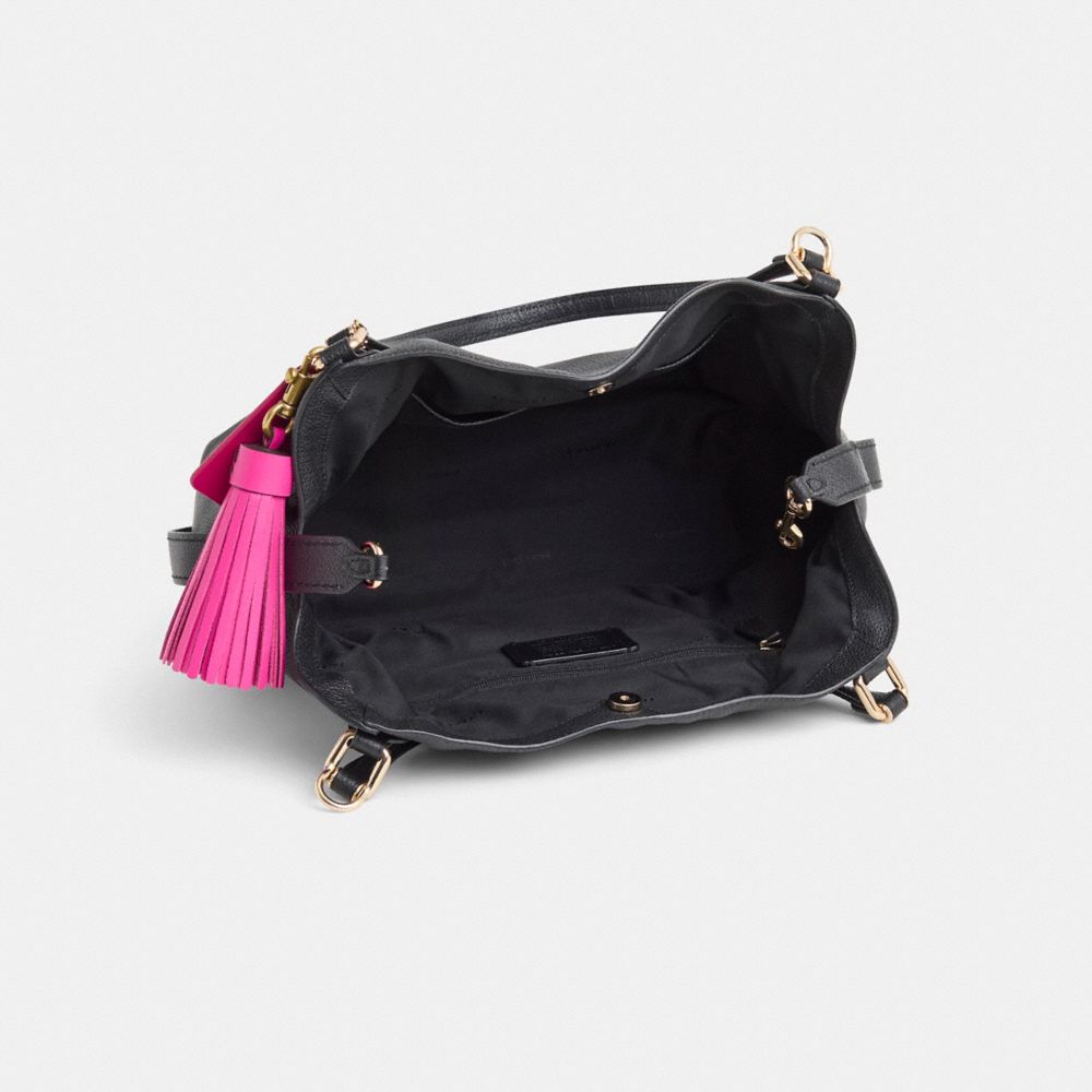 COACH®,Upcrafted Edie Shoulder Bag 28,,Inside View,Top View