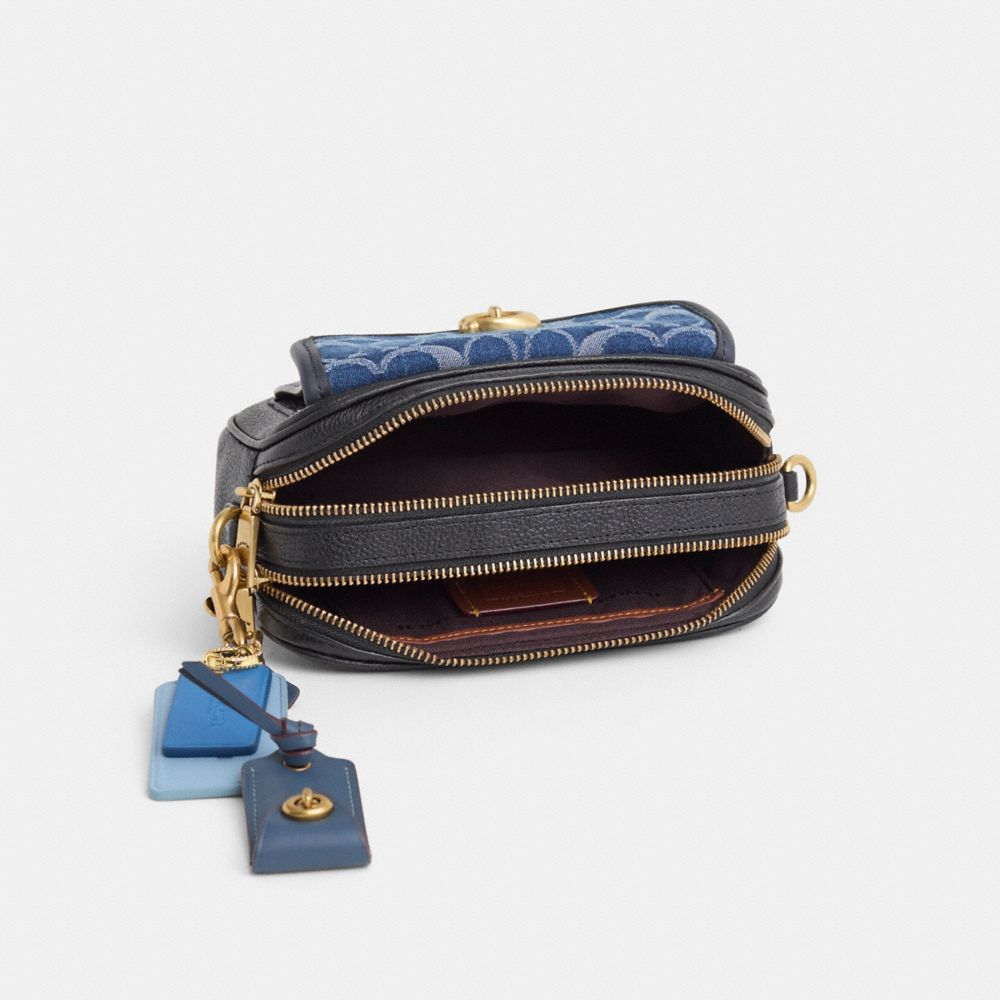 COACH®,Upcrafted Willow Camera Bag,,Inside View,Top View