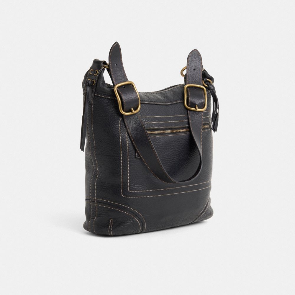 COACH®,Upcrafted Large Laced Duffle,,Angle View