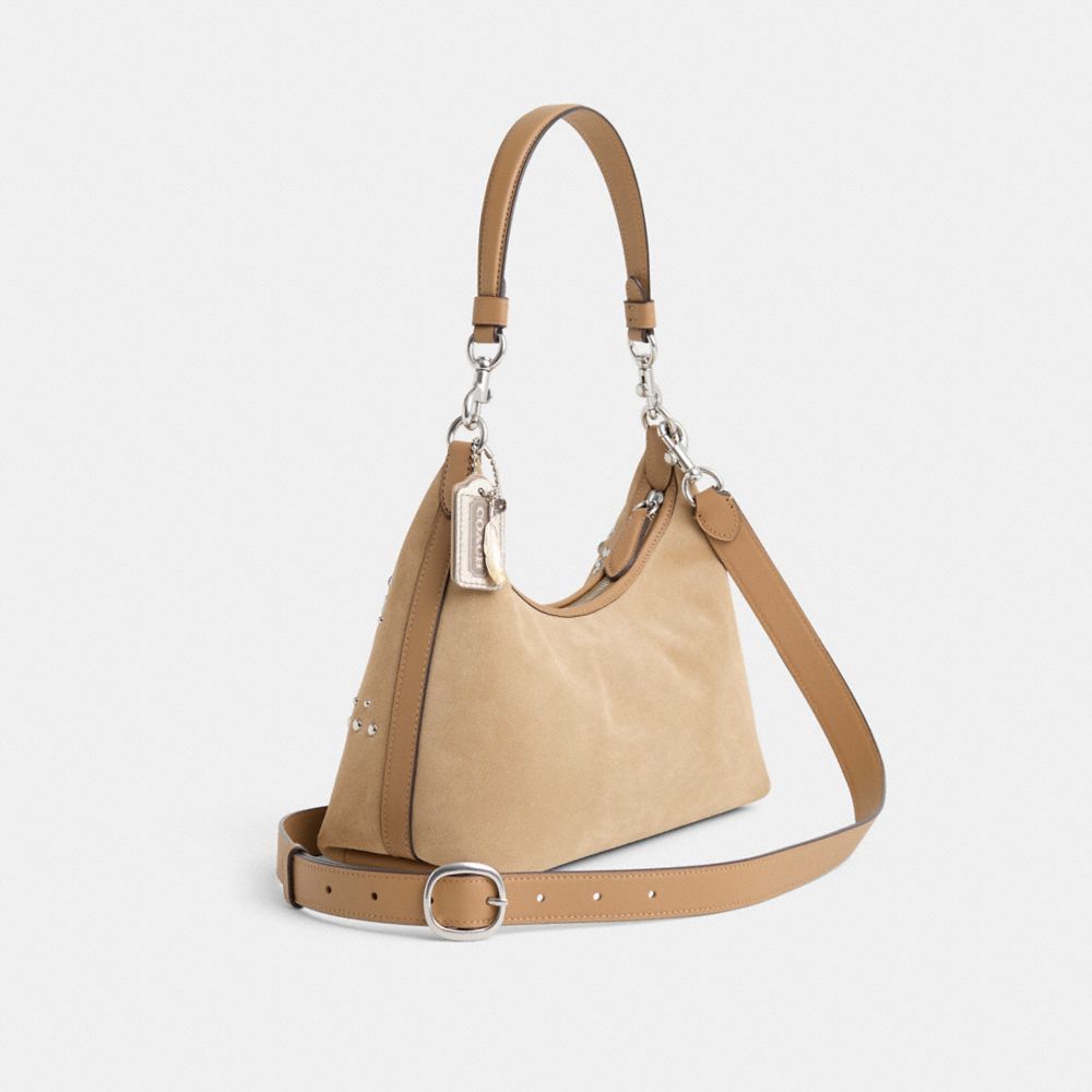 COACH®,Upcrafted Juliet Shoulder Bag,,Angle View