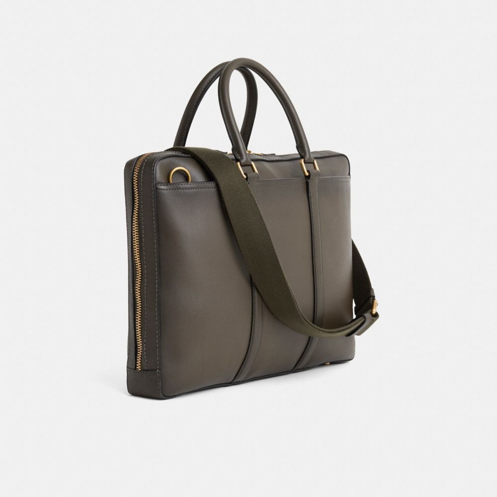 COACH®,Upcrafted Metropolitan Slim Brief,,Angle View
