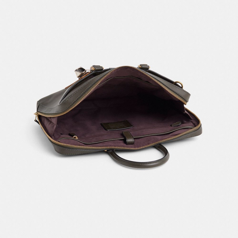 COACH®,Upcrafted Metropolitan Slim Brief,,Inside View,Top View