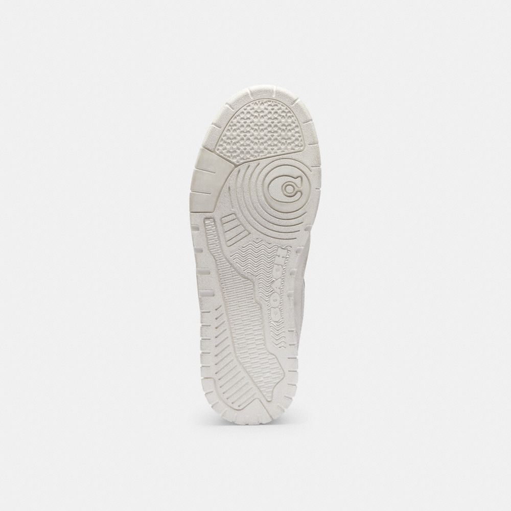 Coach Soho Sneaker In Distressed Leather In White