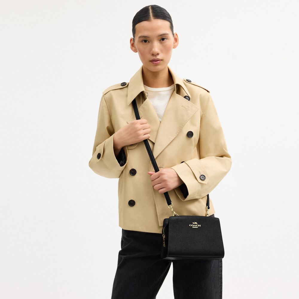 COACH®,Gia Crossbody Bag,Black