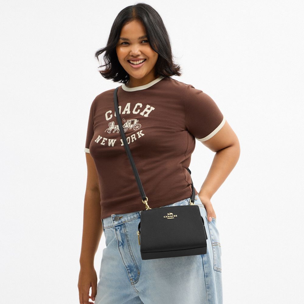 COACH®,Gia Crossbody Bag,Black