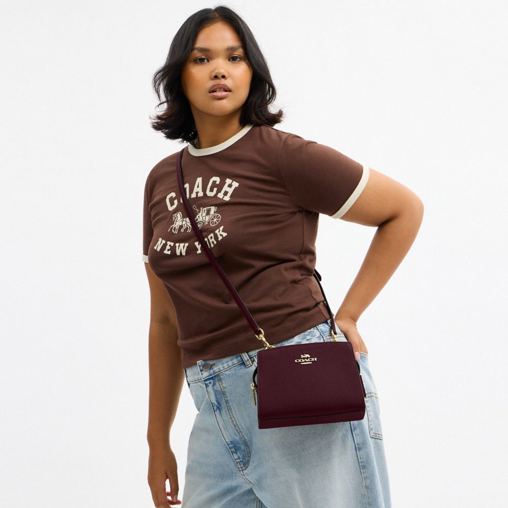 COACH®,Gia Crossbody Bag,Maroon