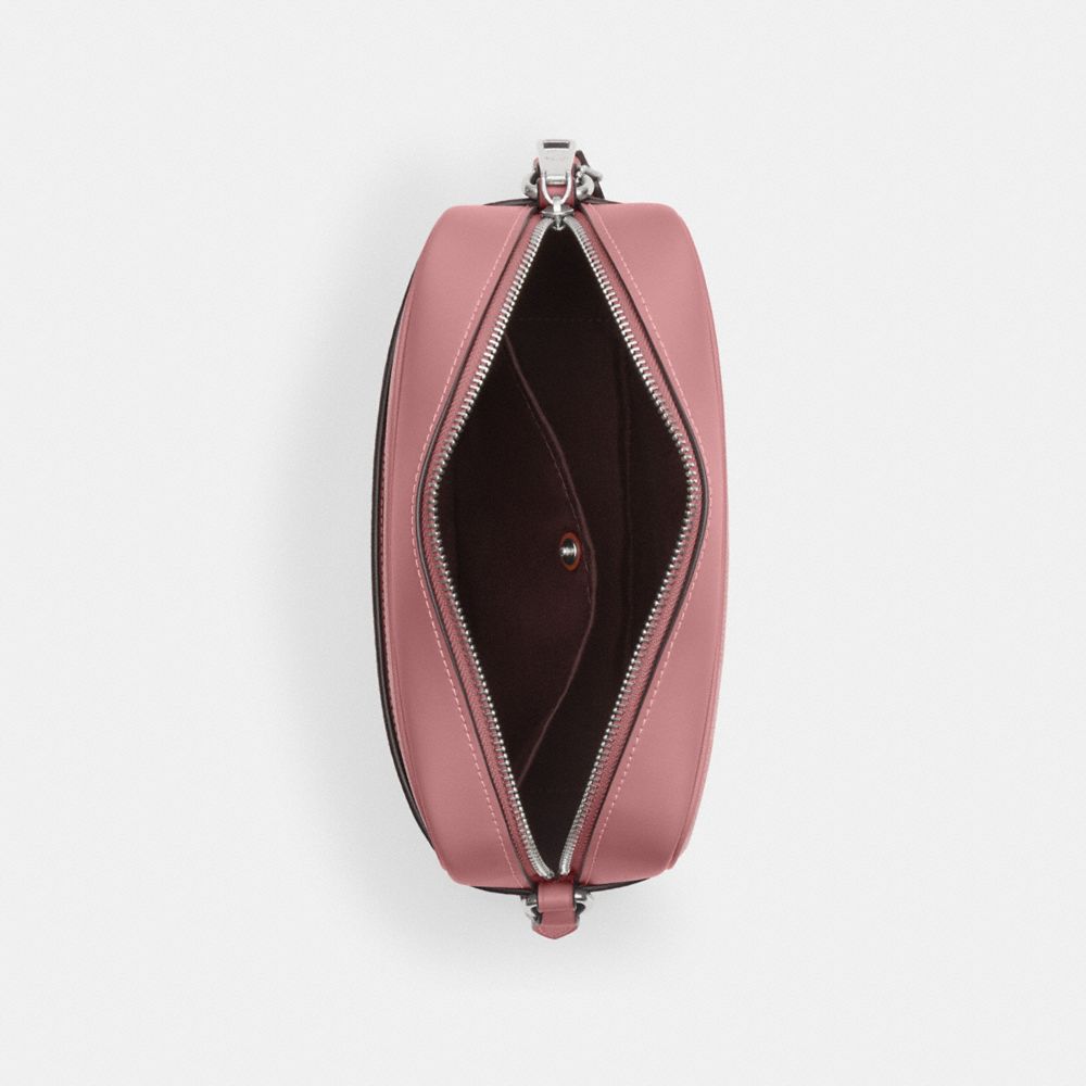 COACH®,Jamie Camera Bag In Maxi Signature Canvas,Canvas,Camera Bag,Word Embellishment,Piping,Metal,Logo,Adjustable,Compact...,Multi Color,Inside View,Top View