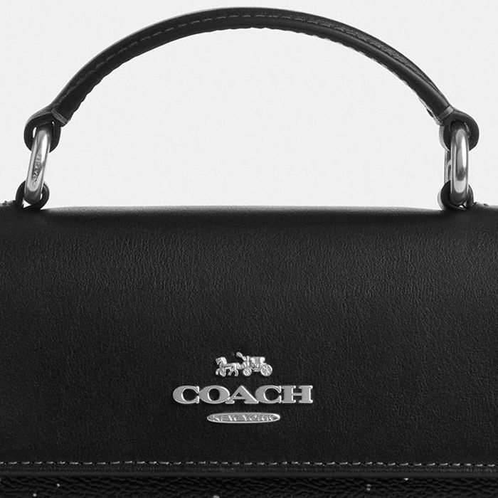 COACH® Outlet | Mini Josie Top Handle Bag In Signature Canvas
