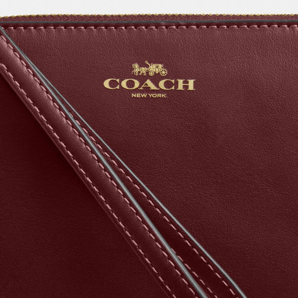 COACH®,Corner Zip Wristlet,,Closer View