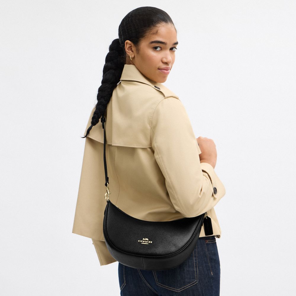 COACH®,Aria Shoulder Bag,Black