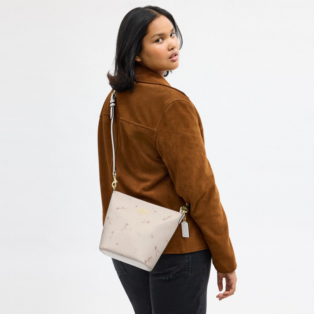 COACH®,Logan Duffle Bag With Star Print,Cream