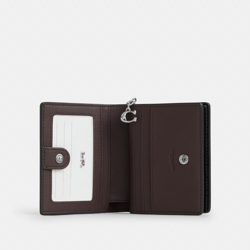 COACH®,Snap Wallet,,Inside View,Top View