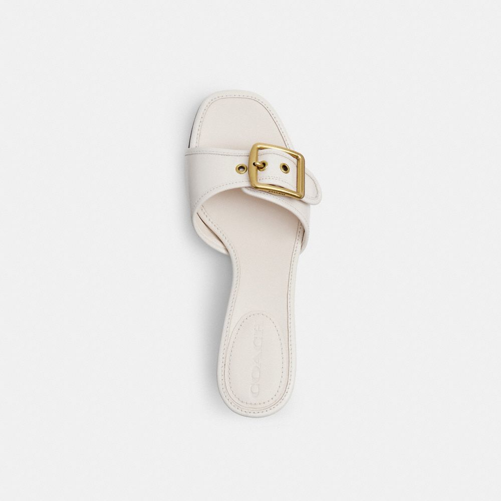 COACH®,MARGOT SANDAL,Craie,Inside View,Top View