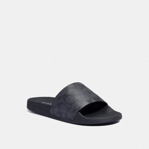 Женские сандалии Coach Udele Sport Slide In Signature Canvas