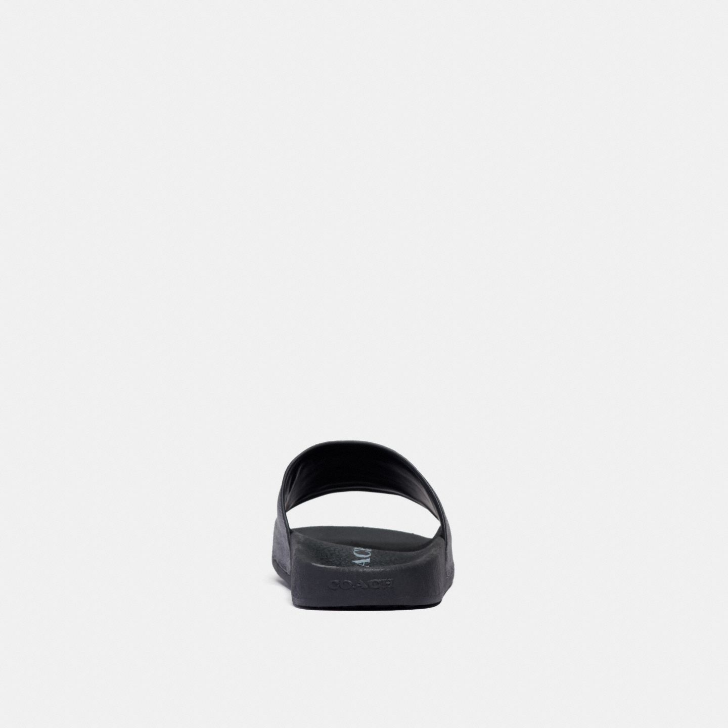 Женские сандалии Coach Udele Sport Slide In Signature Canvas, цвет: Угольный / Чёрный — фото 4